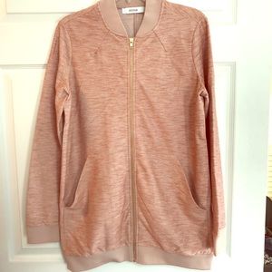 Longline bomber jacket